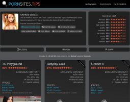 Shemale Porn Sites review, a site that is one of many popular Porn Directories