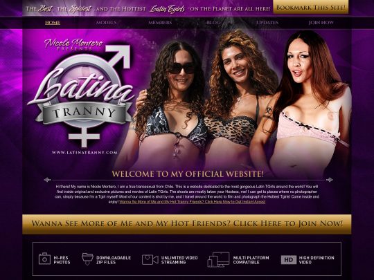 LatinaTranny review, a site that is one of many popular Latina Trans Porn Sites