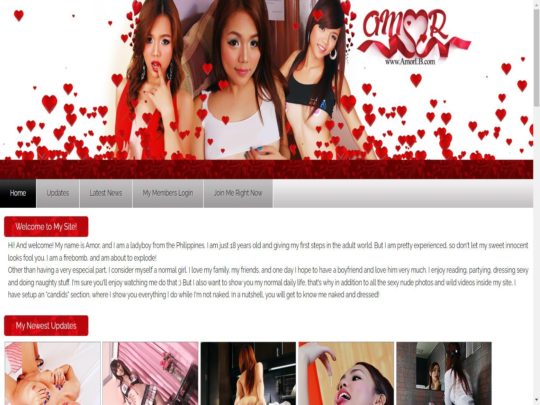 Amor LB review, a site that is one of many popular Trans Pornstar Sites