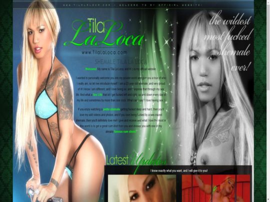 Tila Laloca review, a site that is one of many popular Trans Pornstar Sites