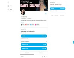 Danni Dolphin review, a site that is one of many popular Trans Onlyfans Accounts