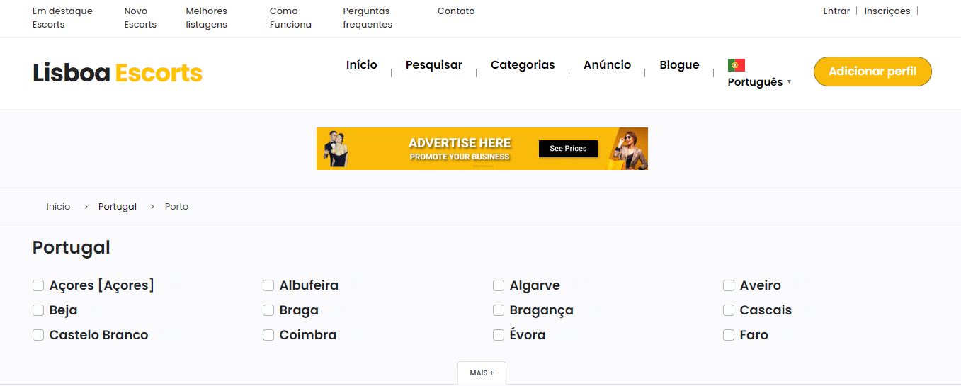 Top 10 cele mai bune site-uri web pentru a găsi escorte în orașul Porto
