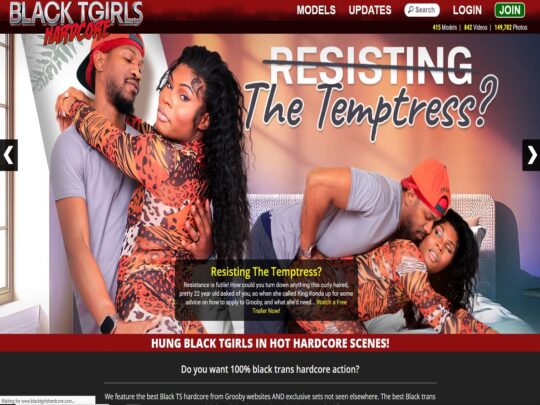 Black TGirls Hardcore review, a site that is one of many popular Black Trans Porn Sites
