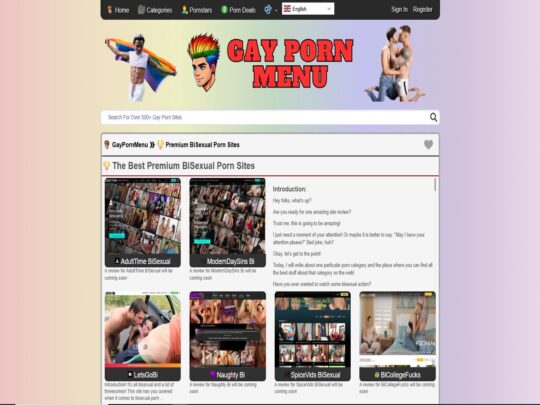 GayPornMenu Bi Picture