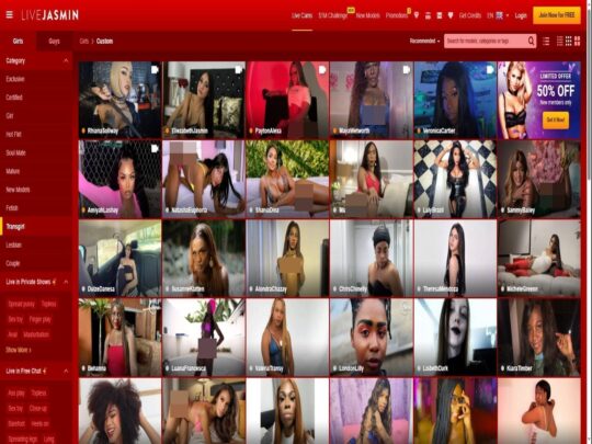 LiveJasmin Trans Ebony Picture