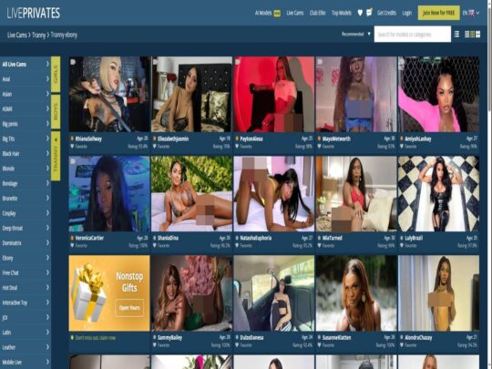 LivePrivates Trans Ebony Picture